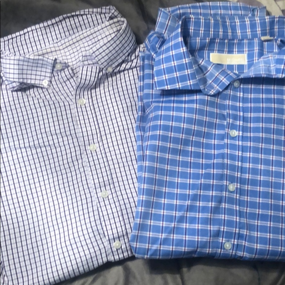 2 Michael Kors buttons ups